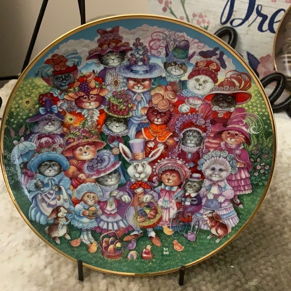 Franklin Mint Cat Collectors Plate - Picture 1 of 3